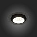 Св-к встр. Черный LED 1*12W 3000K 900Lm Ra80 24° IP20 D90xH92 180-240V ST702.438.12 - фото