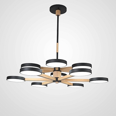 Подвесная Люстра Turna Dbl L12 Black Imperiumloft 229086-26 - фото