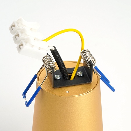 Светильник потолочный Feron ML185 Barrel BELL MR16 35W, 230V, GU10, золото - фото