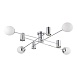 Светильник потолочный Хром/Белый GU10+E27 4+4*5+60W SLE1105-102-08 - фото
