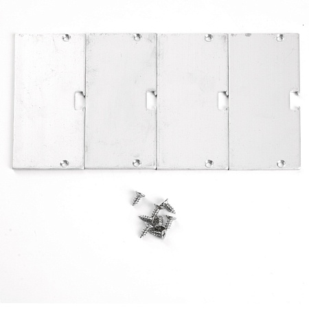 Заглушка без отверстия для профиля CAB258, LD359 (комплект 4шт) - фото