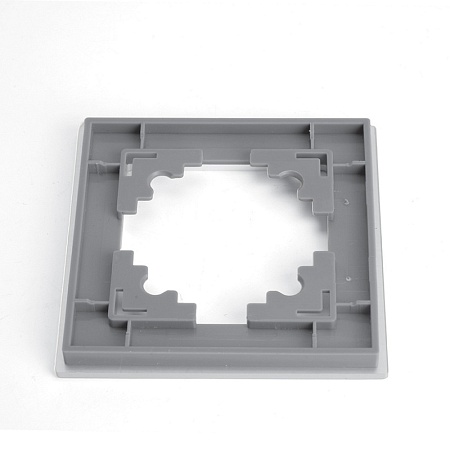 Рамка 5-местная, металл, STEKKER, MFR00-7005-03, серия Катрин, серебро - фото