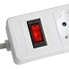 Сетевой фильтр 3-местный с/з STEKKER HM20-31-02 3x1мм2, 1,8 м, серия Optima, белый - фото