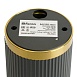 Светильник потолочный Feron ML190 Barrel GATSBY MR16 GU10 35W 230V, черный + античное золото - фото