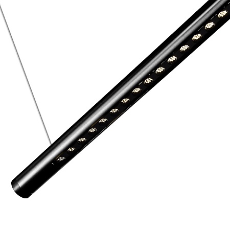 Светильник подвесной ST-Luce черный/черный,латунь LED 1*28W 4000K SL6238.413.01 - фото