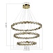 Люстра подвесная ST-Luce Золотистый/Прозрачный,Янтарный LED 1*75W 3000K SL6009.203.03 - фото