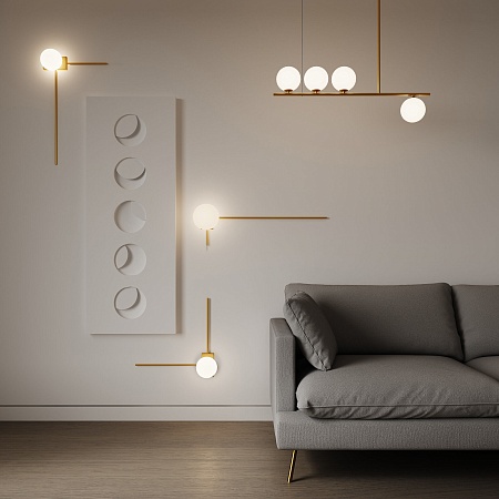 Настенный светильник Eurosvet 40035/1 латунь - фото