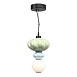 Светильник подвесной ST-Luce черный/зелёный, синий, опаловый LED 1*8W 3000K SL6134.403.01 - фото