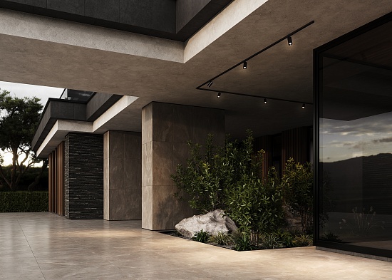 Уличный трековый светильник Outdoor O-TR02-1-S-20WB3K - фото