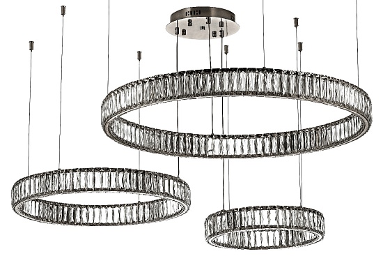 Люстра подвесная Dio D'Arte Elite Caneva L 1.5.80+60+40.100 N - фото