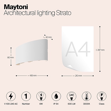 Архитектурная подсветка Outdoor Strato O417WL-L6W3K - фото