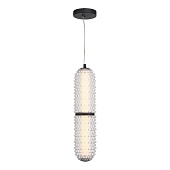 Светильник подвесной ST-Luce черный/прозрачный LED 1*22W 4000K SL6144.403.01