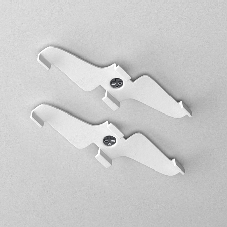 Фиксатор для накладного монтажа Exility белый - фото