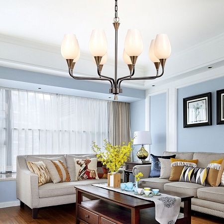 Подвесная Люстра Viola Milk 6 Imperiumloft 181911-26 - фото