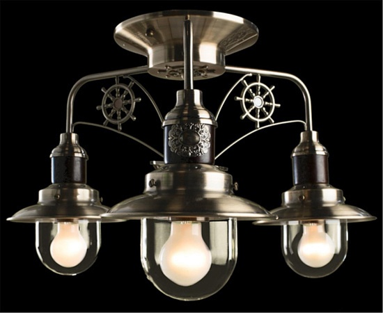 Потолочная люстра Arte Lamp SAILOR A4524PL-3AB - фото