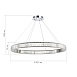 Люстра подвесная ST-Luce Хром/Прозрачный LED 1*52W 4000K SL1622.183.01 - фото