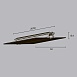 Шинопровод встраиваемый под шпаклевку 2 м levity Technical Busbar trunkings Levity TRX184-132B - фото