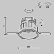 Встраиваемый светильник Technical Wise DL057-10W3K-W - фото