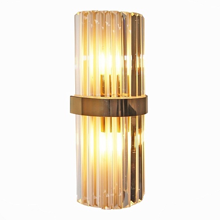 Бра ST-Luce Золотистый/Золотистый, Прозрачный E14 2*40W SL1176.201.02 - фото