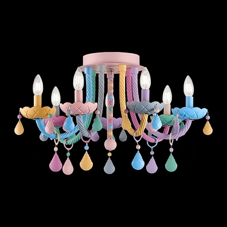 Люстра потолочная ST-Luce Разноцветный E14 7*40W SL1700.782.07 - фото