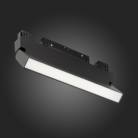 Магнитный трековый светильник Черный LED 1*12W 3000K 720Lm Ra>90 120 IP20 L219xW22xH108 ST363.436.12 - фото