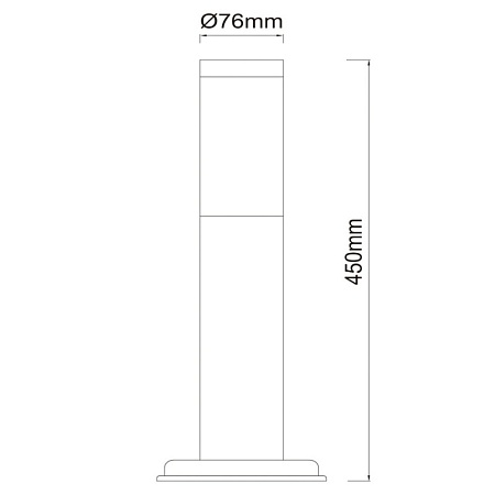 Уличный светильник  плутон DeMarkt  809040201 - фото