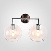 Бра Rh Utilitaire Globe Shade Double Sconce Silver Imperiumloft 123274-22