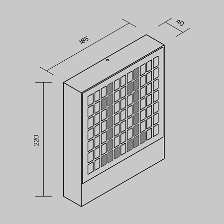Настенный светильник (бра) Outdoor O475WL-L10GF3K - фото