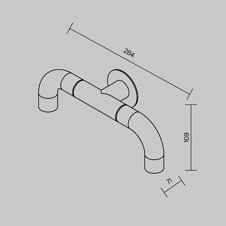 Настенный светильник (бра) Outdoor O477WL-L4GF3K - фото