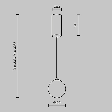 Подвесной светильник Maytoni MOD464PL-L5BSK - фото