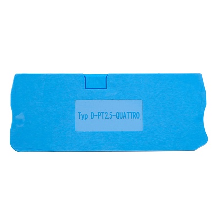 Торцевая заглушка для ЗНИ LD574 2,5 мм² (JXB PT 2,5), синий LD583-1-25 - фото