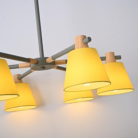 Потолочная Люстра На Штанге Natura A Yellow 6 Imperiumloft 177989-26 - фото