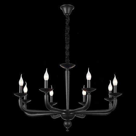Люстра подвесная ST-Luce Черный E14 8*40W SL1114.403.08 - фото