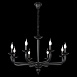 Люстра подвесная ST-Luce Черный E14 8*40W SL1114.403.08 - фото