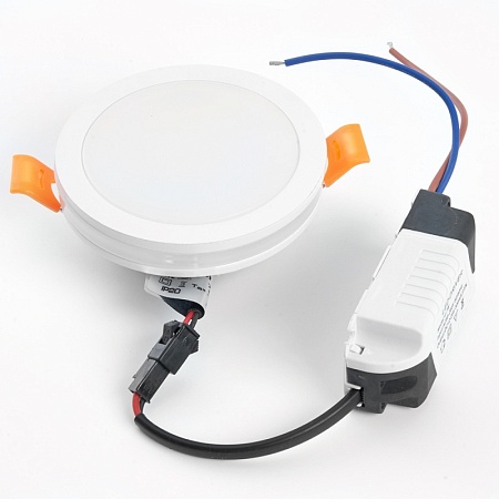 Светодиодный светильник Feron AL600 встраиваемый 7W 4000K белый - фото