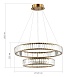 Люстра подвесная ST-Luce Латунь/Прозрачный LED 1*70W 4000K SL1622.303.02 - фото