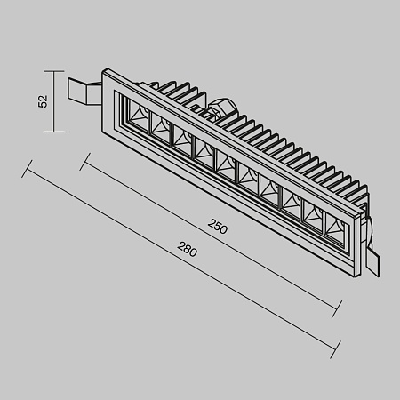 Встраиваемый светильник Outdoor O488DL-L12GF3K - фото