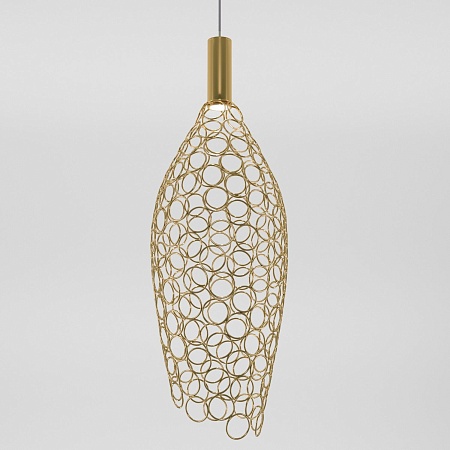 Подвесной светильник Eurosvet 90380/1 золото - фото