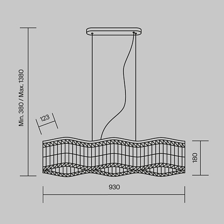 Подвесной светильник Maytoni Dune DIA005PL-06CH - фото