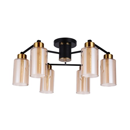 Потолочная люстра Arte Lamp LEO A7027PL-6BK - фото