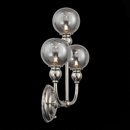 Бра ST-Luce Никель/Дымчатый G9 3*5W SL552.101.03 - фото