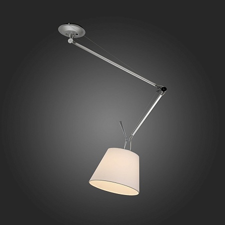 Светильник потолочный ST-Luce Хром/Белый E27 1*40W (из 2-х коробок) SL464.103.01 - фото