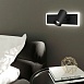 Настенный светодиодный светильник 20127/1 LED черный - фото