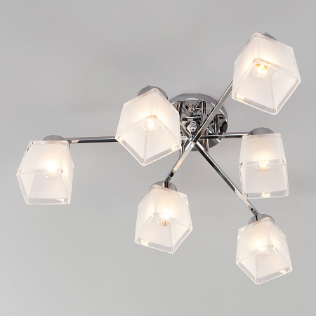 Потолочный светильник Eurosvet 30162/6 хром - фото