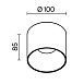 Потолочный светильник Technical C064CL-01-15W3K-RD-B - фото