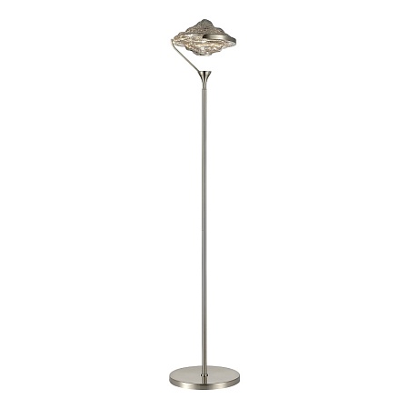 Торшер ST-Luce Никель/Дымчато-Серый LED 1*19W 3000K SL6115.105.01 - фото