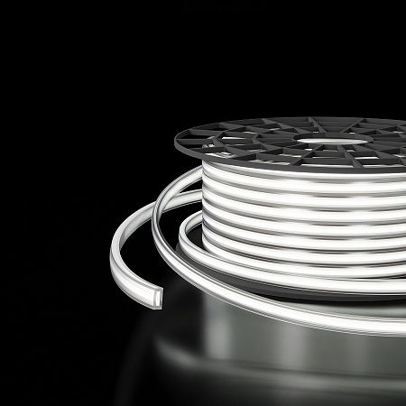 Светодиодная лента 220V 9,3W 288Led COB IP65 6500 холодный белый, 50 м Лента светодиодная 220V 9,3W 288Led COB IP65 6500 холодный белый, 50 м Elektrostandard - фото