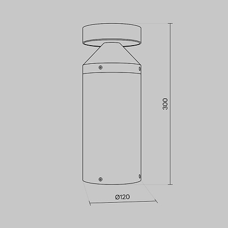 Ландшафтный светильник Outdoor Olten O591FL-L12GF3K - фото