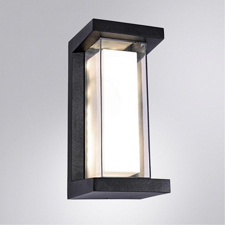 Уличный настенный светильник ARTE LAMP A8510AL-1BK - фото