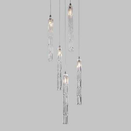 Подвесной светильник Eurosvet 50381/5 хром - фото